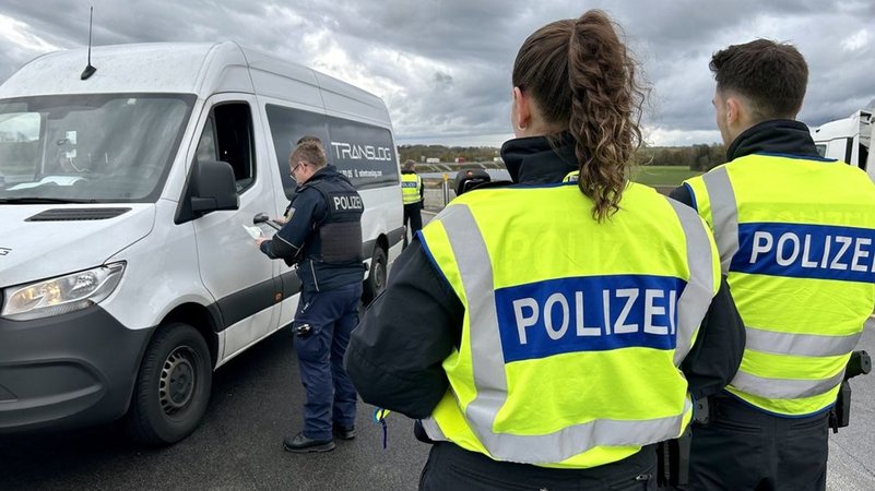 Bundespolizei bei Passau (Symbolbild) | Bild: BR/Katharina Häringer Bundespolizei bei Passau (Symbolbild)