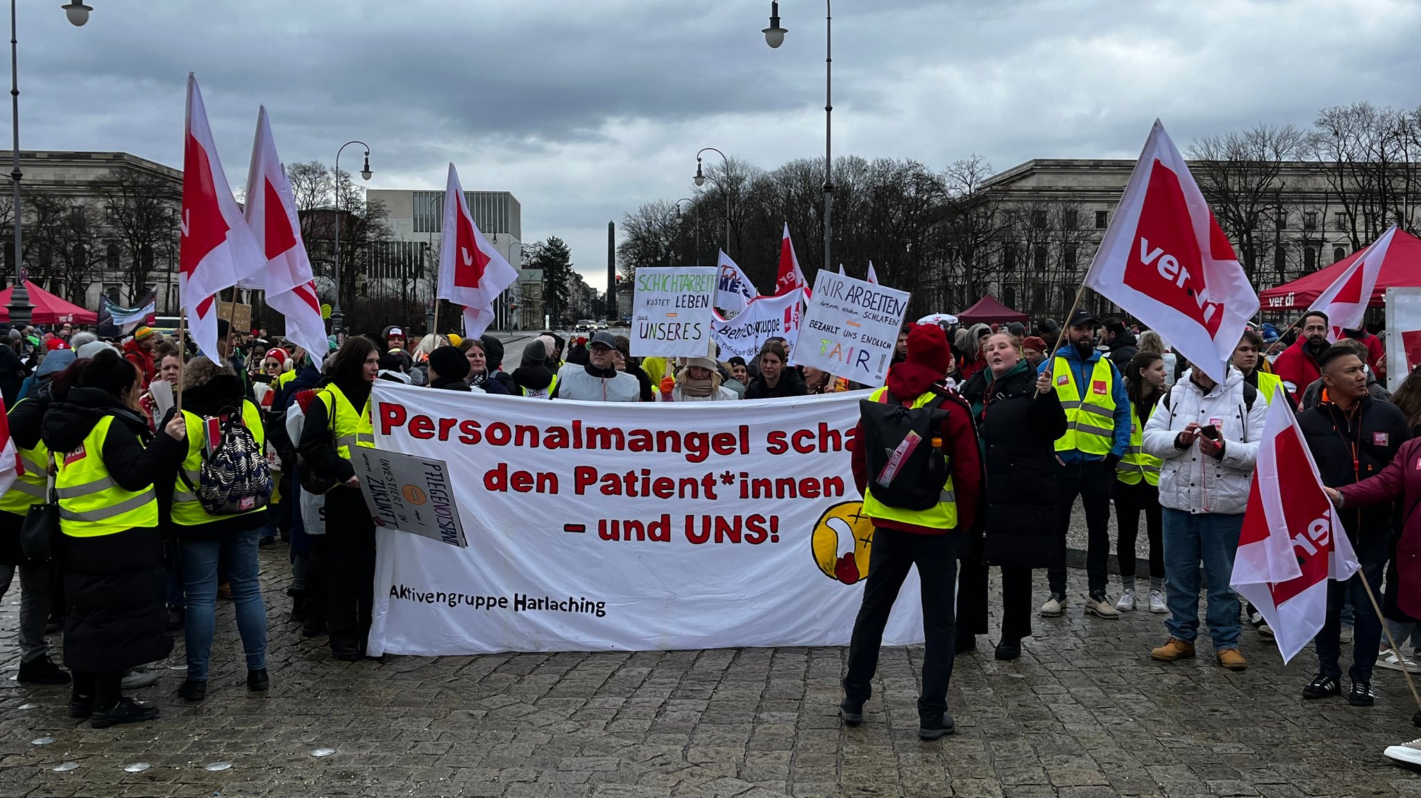 Auch am Donnerstag wird in Bayern den ganzen Tag über im öffentlichen Dienst gestreikt. 