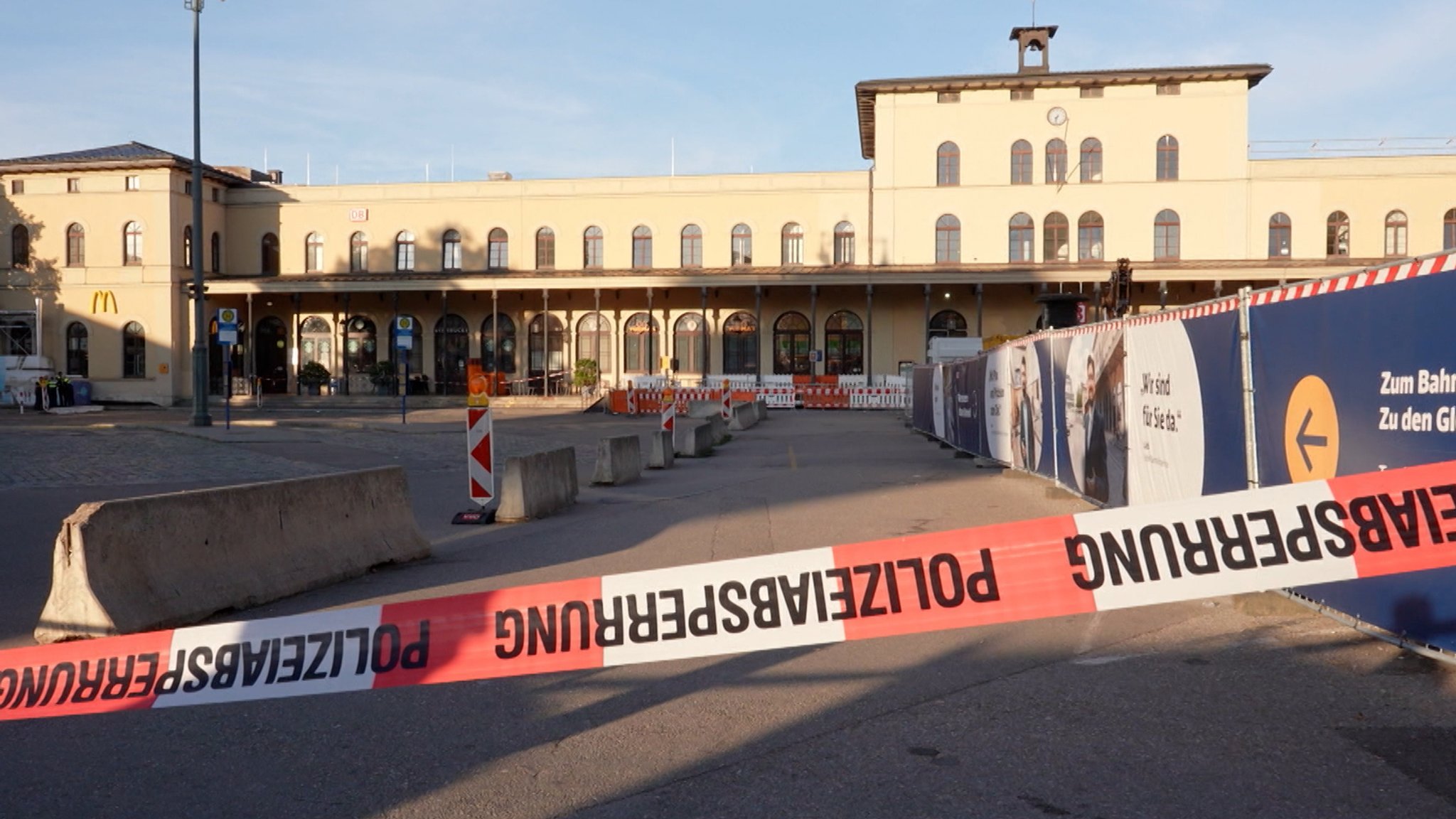 Explosion nahe dem Augsburger Bahnhof: Was wir bisher wissen