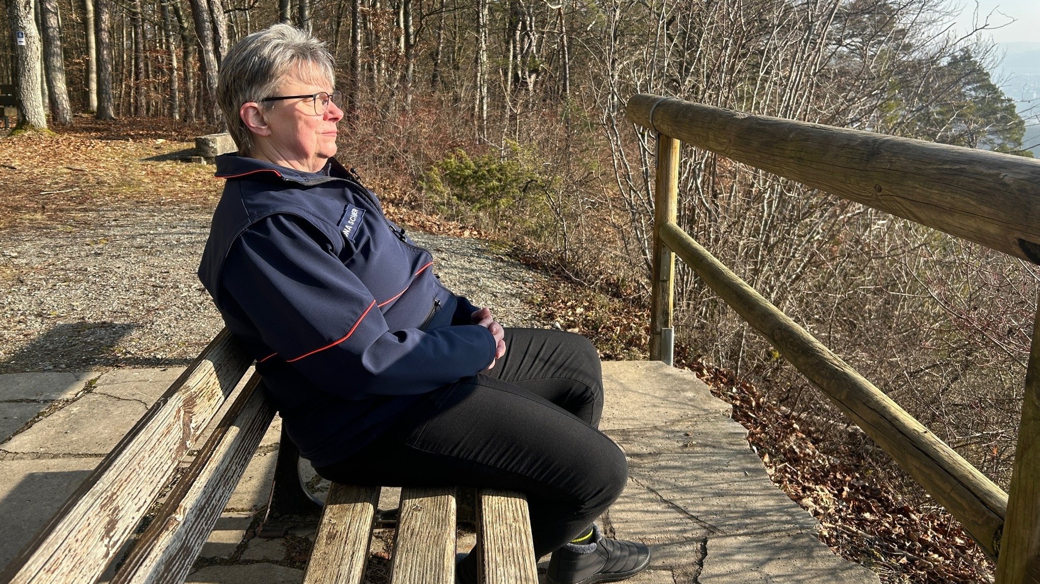 Bank bei der Sturmiuskapelle über Diebach