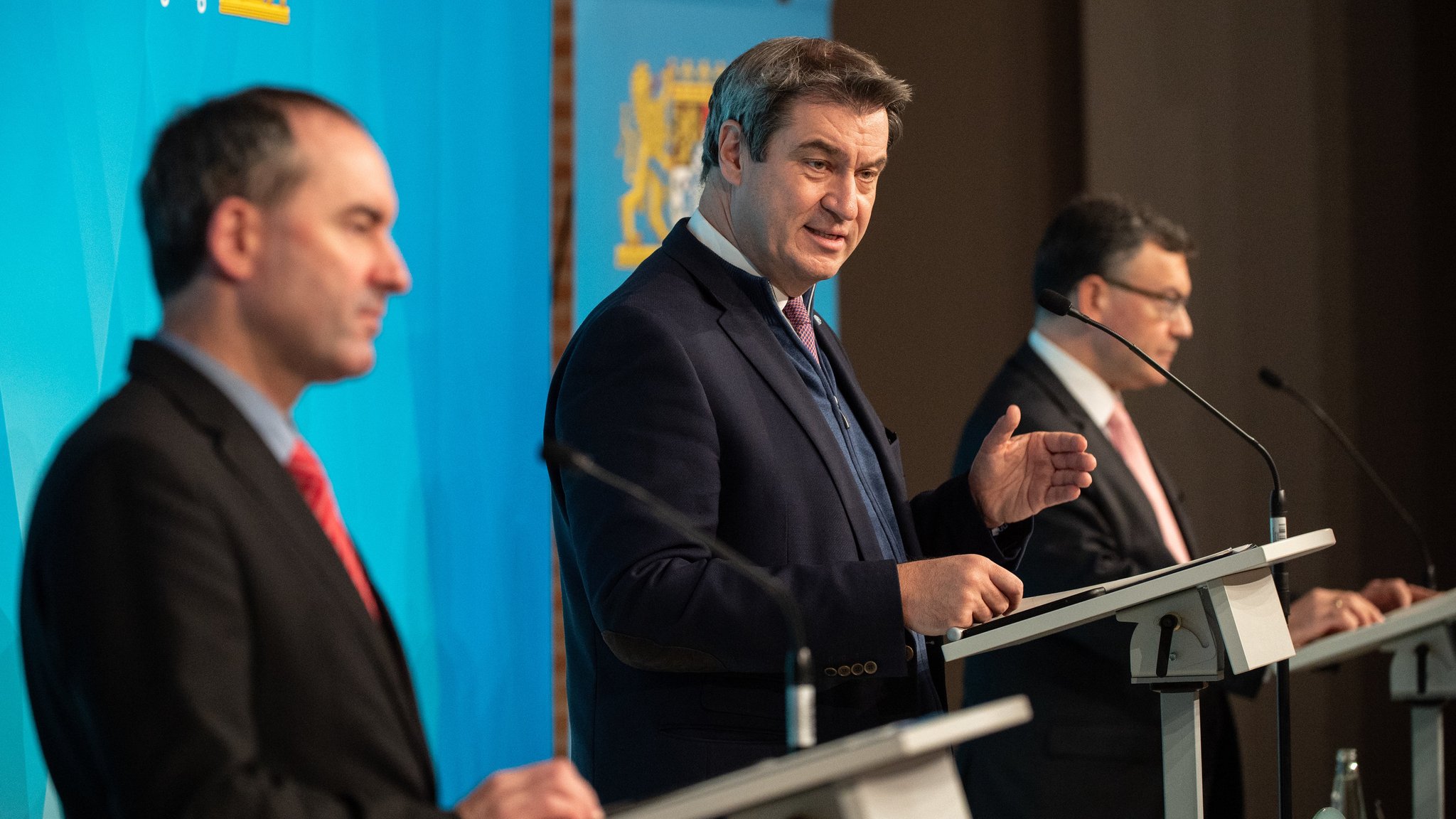 Bayerisches Kabinett - Pressekonferenz