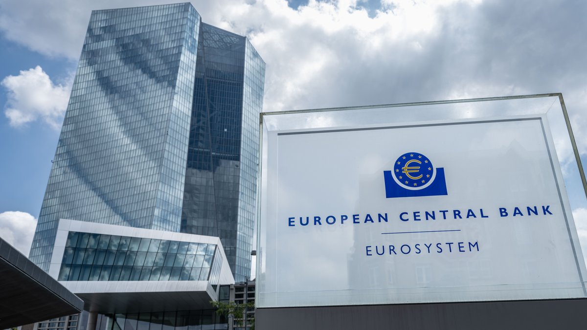 Das Hochhaus der Europäischen Zentralbank in Frankfurt