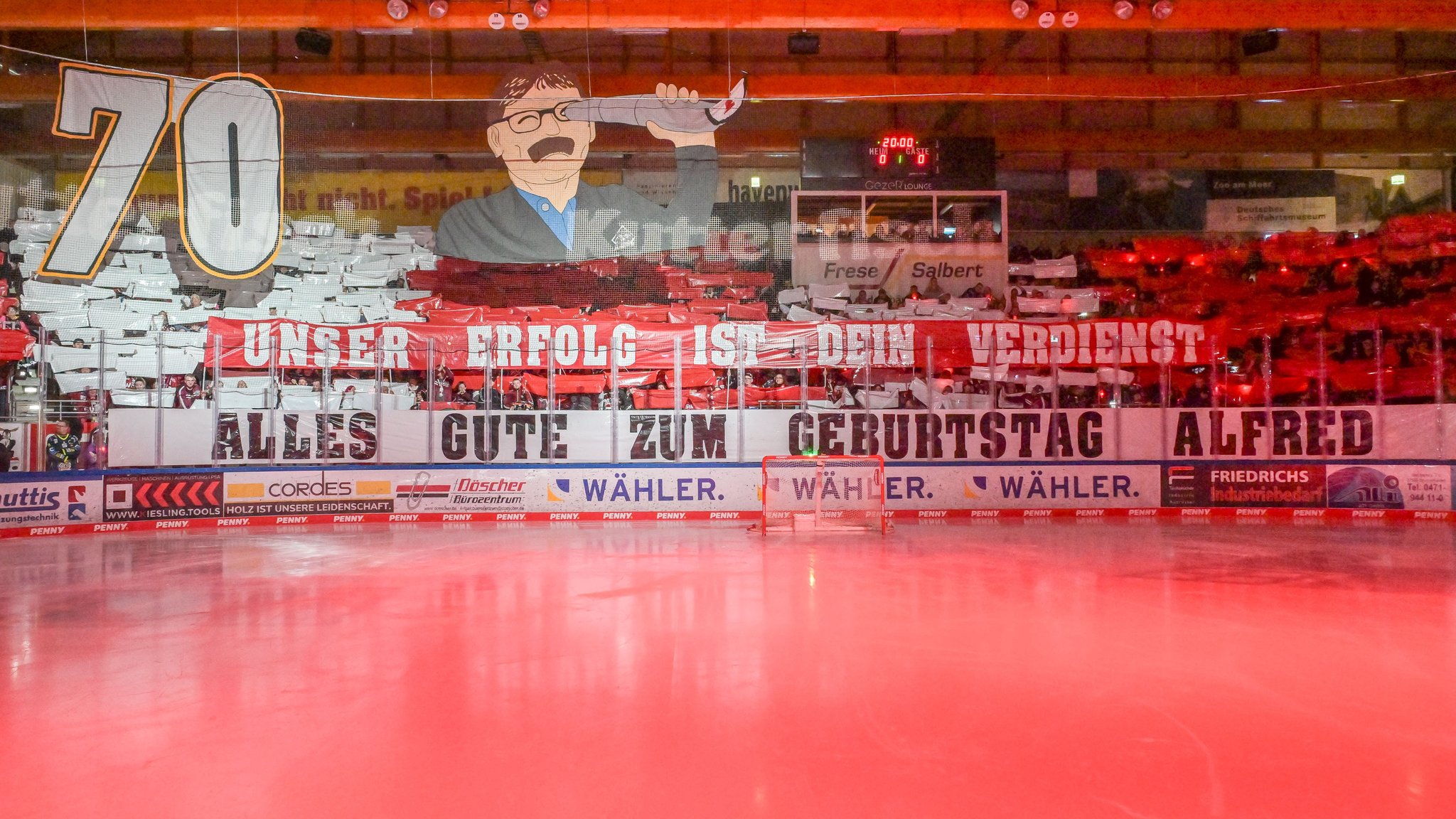 Fan-Choreo zu Ehren des 70. Geburtstags von Alfred Prey