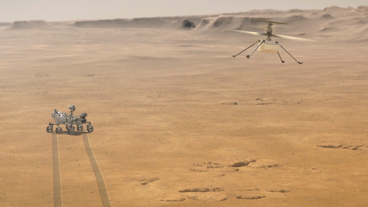 Ingenuity gelingt historischer Jungfernflug über den Mars 