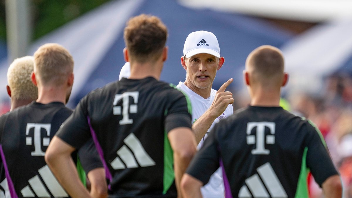 Thomas Tuchel im Trainingslager des FC Bayern