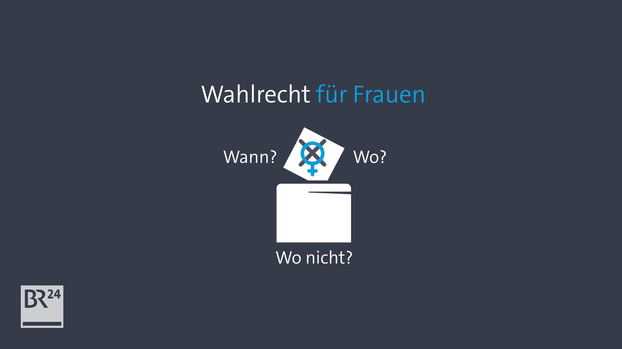 Seit 100 Jahren haben Frauen in Deutschland das Wahlrecht. Zuvor hatten sie rund 70 Jahre dafür gekämpft. Ein Blick auf den Rest der Welt. #fragBR24