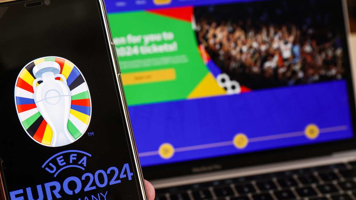 Ticketportal zur Fußball-Europameisterschaft, der UEFA EURO 2024