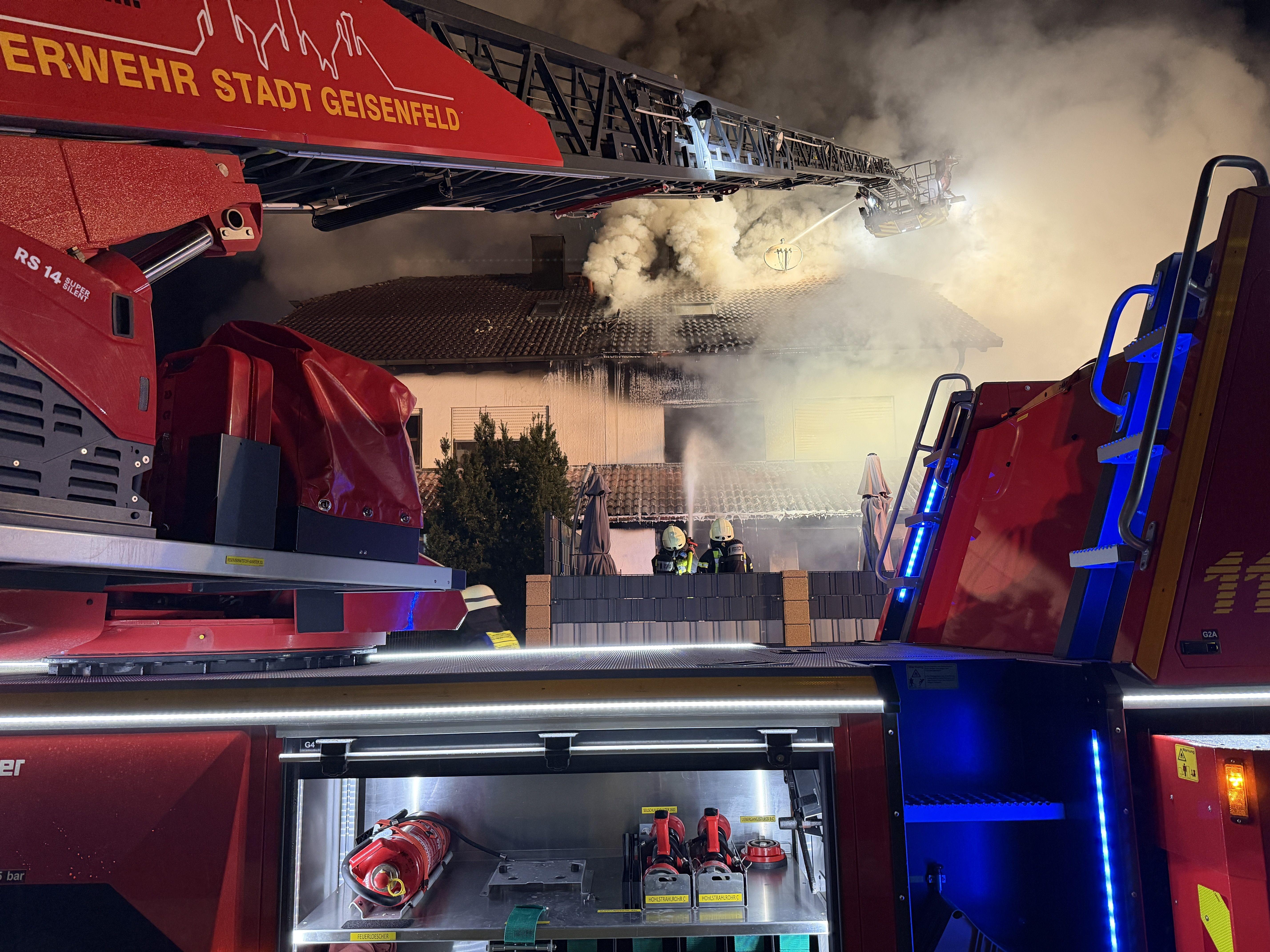 Feuerwehr im Einsatz in Geisenfeld