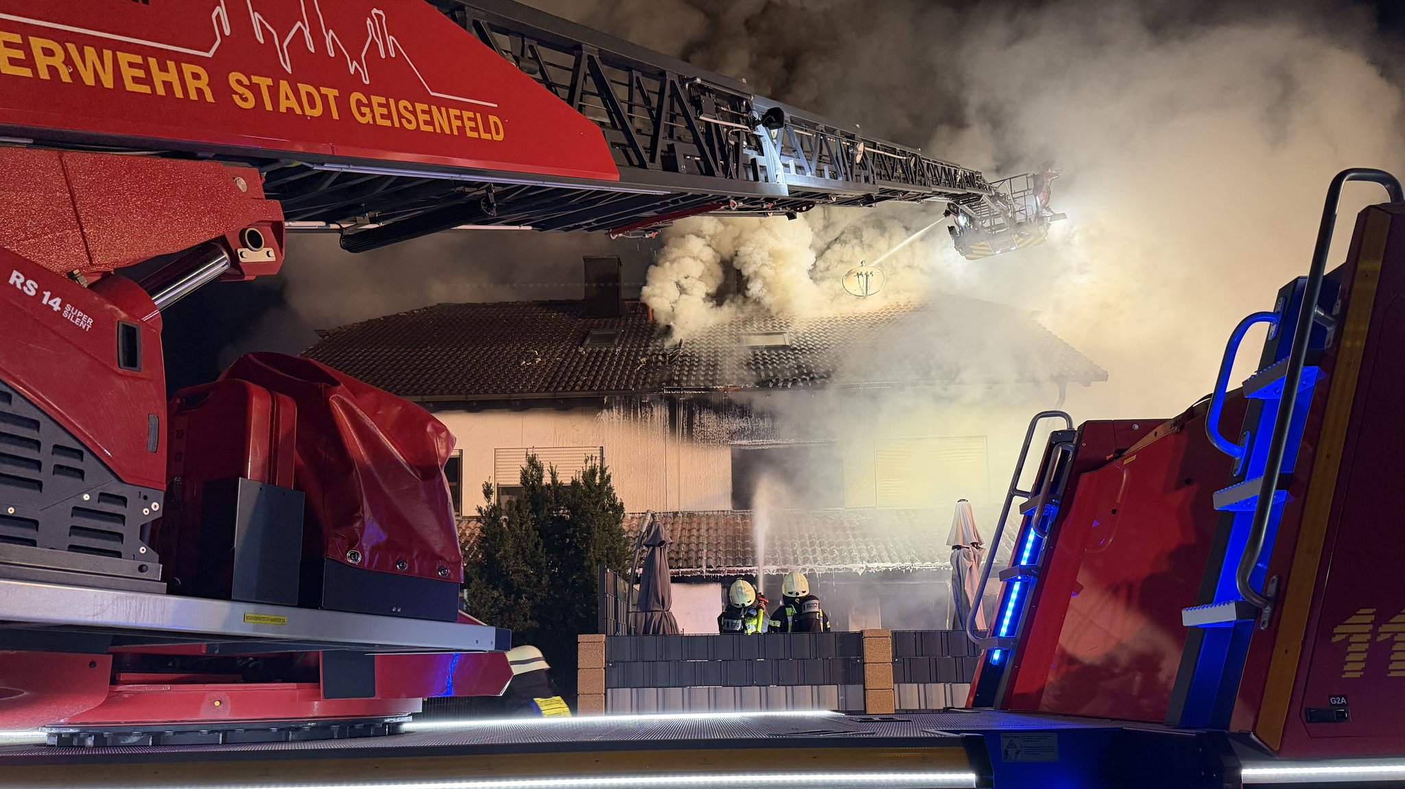 Feuerwehr im Einsatz in Geisenfeld