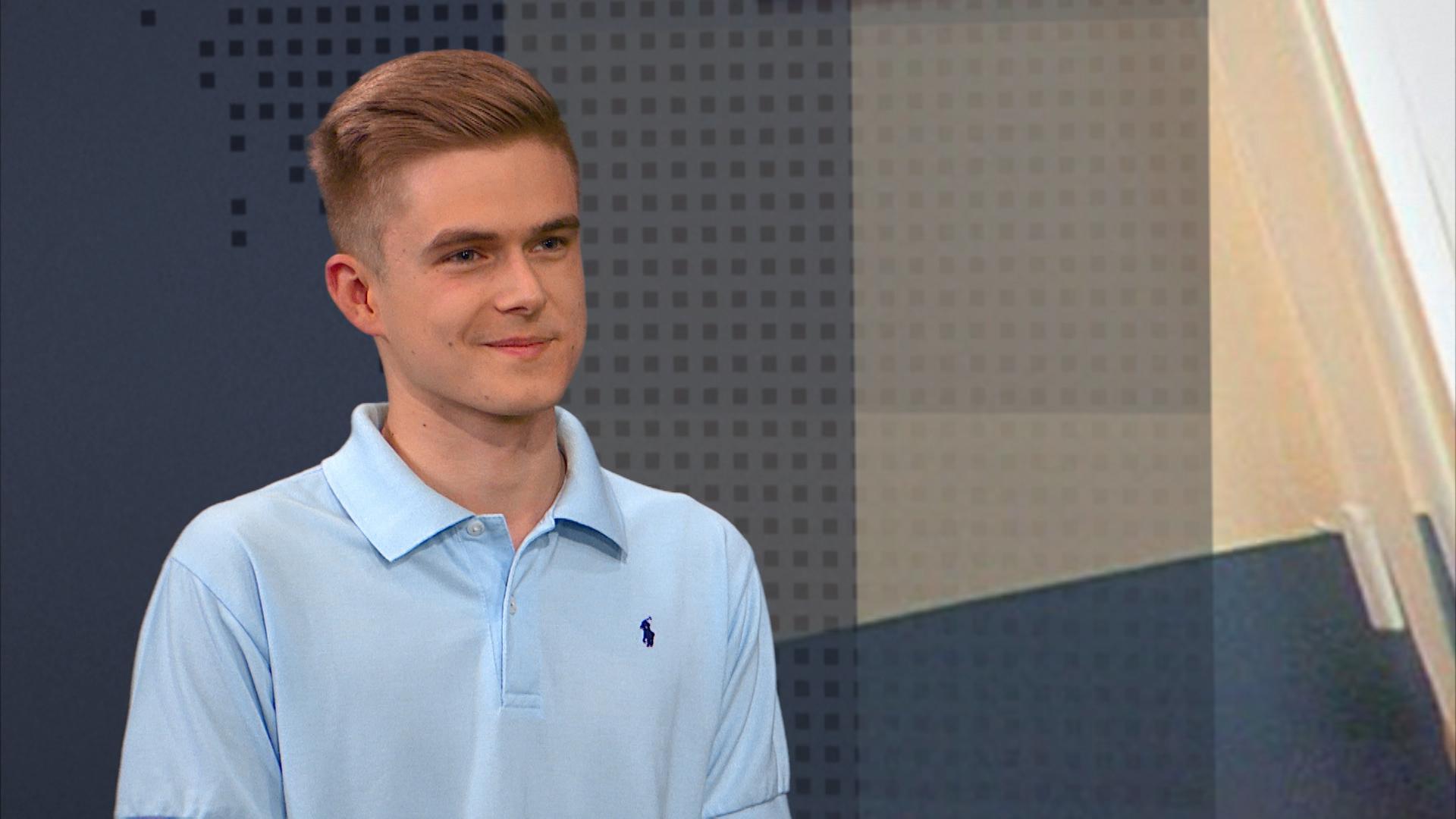 Landesschülersprecher Heinrich Ritter.