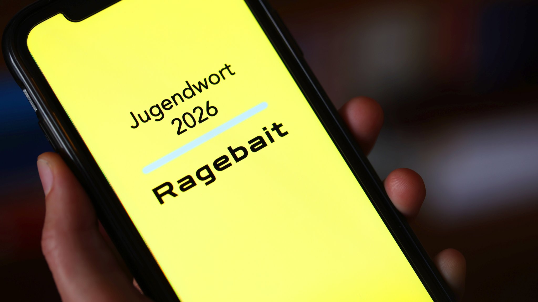 Das Jugendwort des Jahres 2026 lautet "Ragebait" | Bild: picture alliance / Caro Kadatz | Caro Kadatz Das Jugendwort des Jahres 2026 lautet "Ragebait"