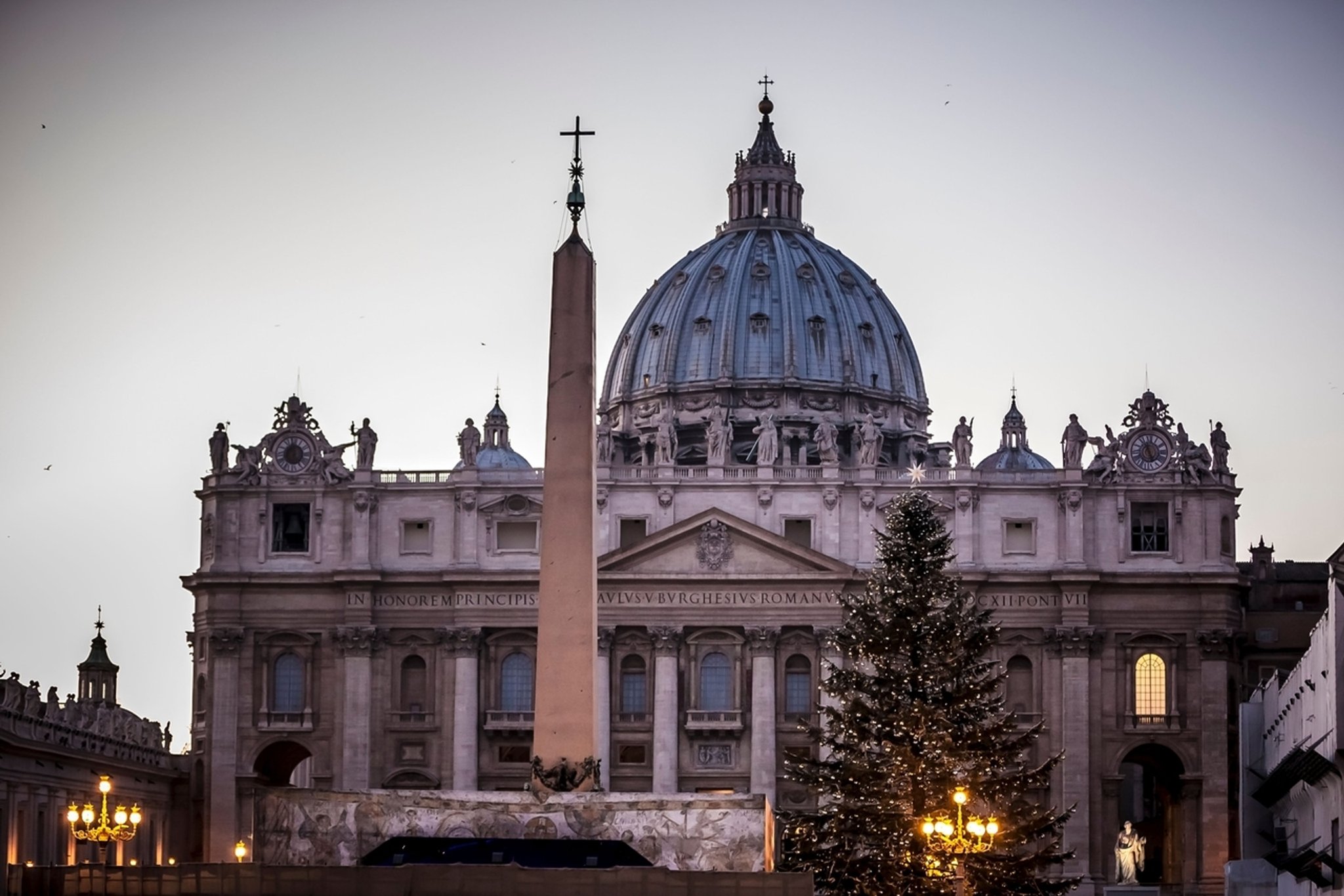 Der Petersdom in Rom.