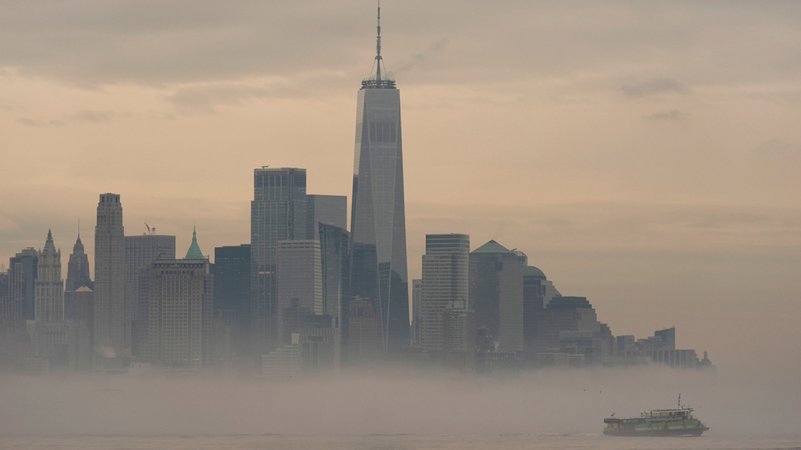 Skyline von Lower Manhattan | Bild: dpa-Bildfunk/Seth Wenig Skyline von Lower Manhattan
