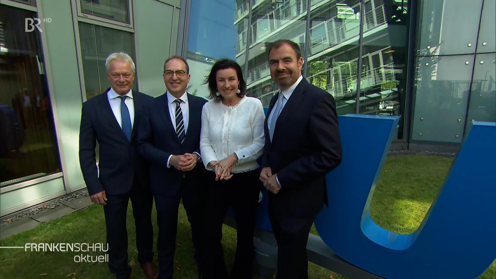 Dorothee Bär und CSU Kollegen.