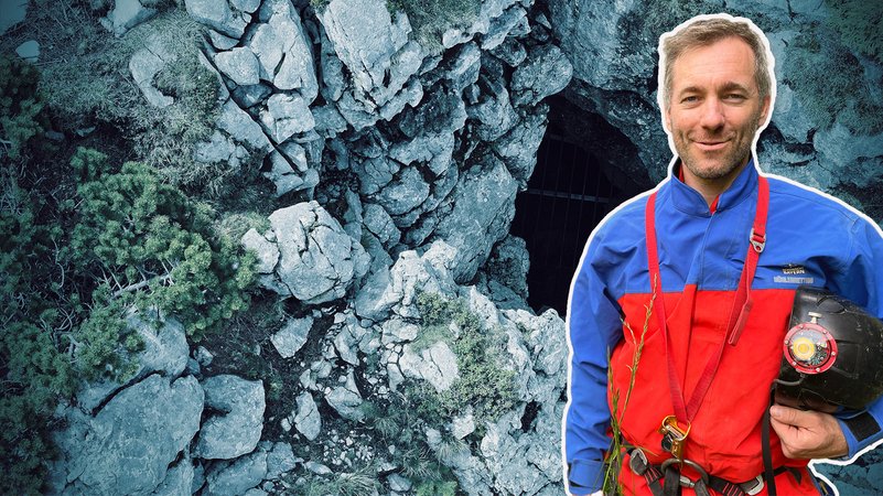 Stephan Bauhofer von der Bergwacht Bayern war 2014 als erster Retter beim verunglückten Höhlenforscher in der Riesending-Schachthöhle.