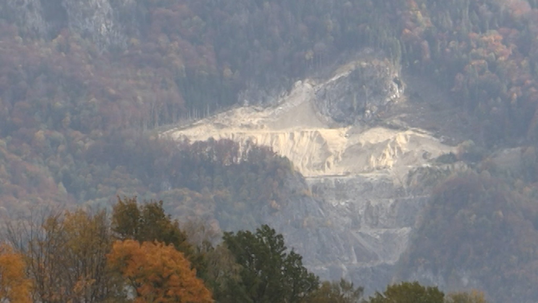 Der Steinbruch am Heuberg.