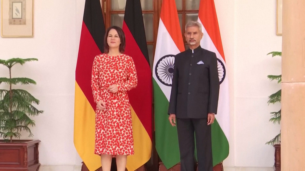 Außenministerin Annalena Baerbock und Indiens Außenminister Subrahmanyam Jaishankar | Bild: BR Außenministerin Annalena Baerbock und Indiens Außenminister Subrahmanyam Jaishankar