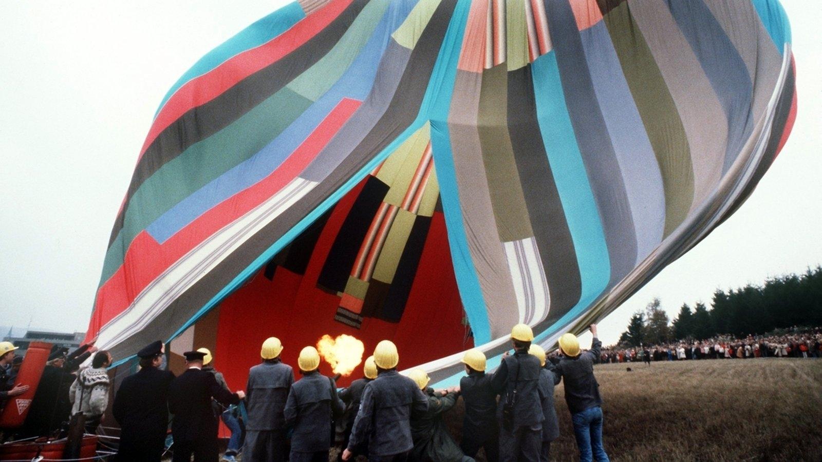 Der Ballon, mit dem zwei Familien 1979 aus der DDR nach Oberfranken flüchteten,