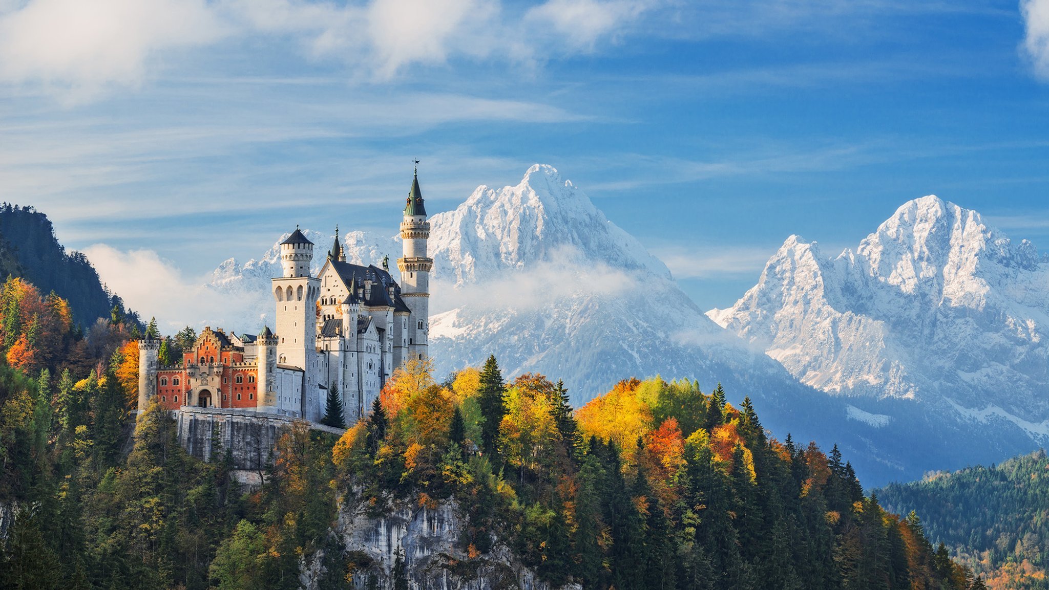 Blick auf Schloss Neuschwanstein