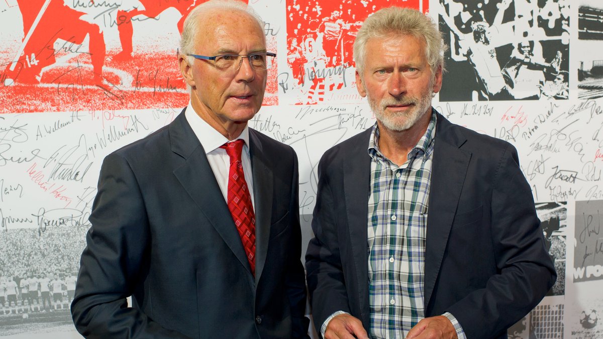 Franz Beckenbauer (l.) und Paul Breitner