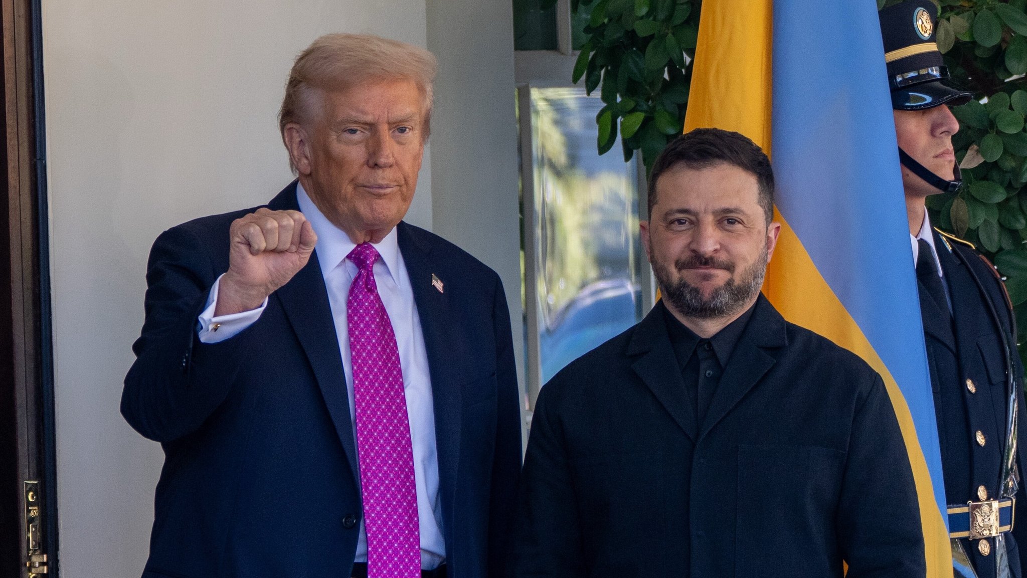 Archivbild: Selenskyj bei Trump in Washington, Oktober 2025