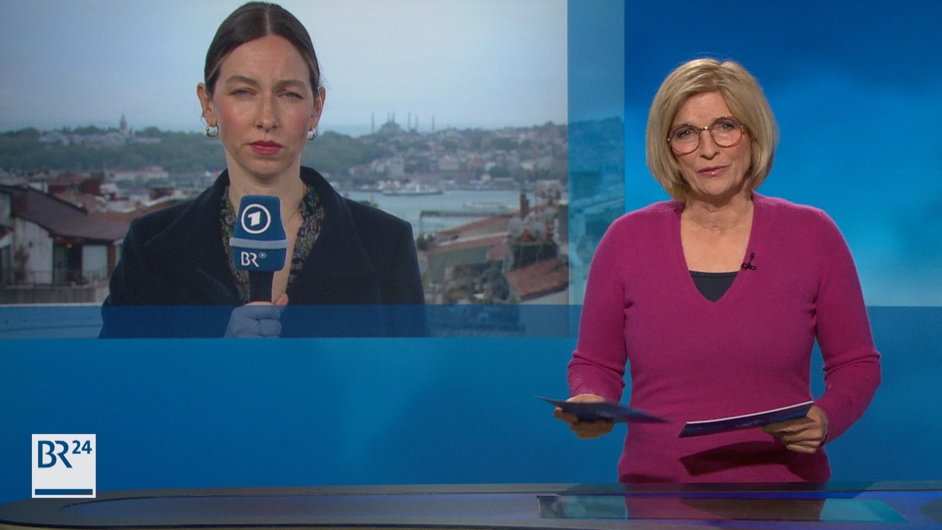 Die ARD-Korrespondentin Katharina Willinger im Gespräch mit der Tagesschau