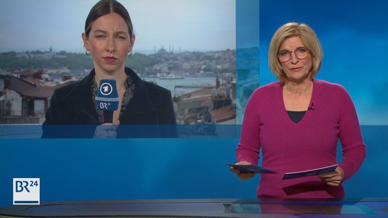Die ARD-Korrespondentin Katharina Willinger im Gespräch mit der Tagesschau