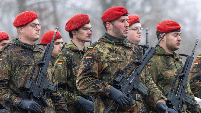 (Archivbild): Bundeswehrsoldaten im Baltikum. | Bild: pa/dpa/Heiko Becker (Archivbild): Bundeswehrsoldaten im Baltikum.