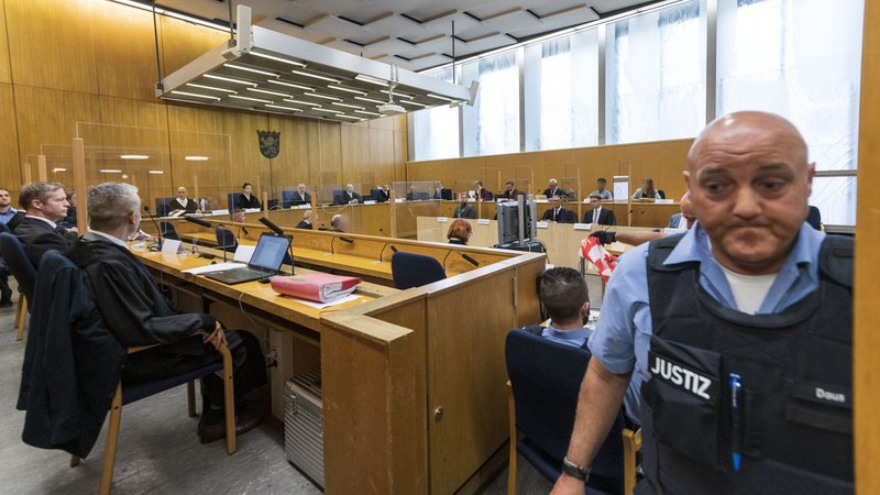 Lübcke-Prozess: Blick in den Gerichtssaal