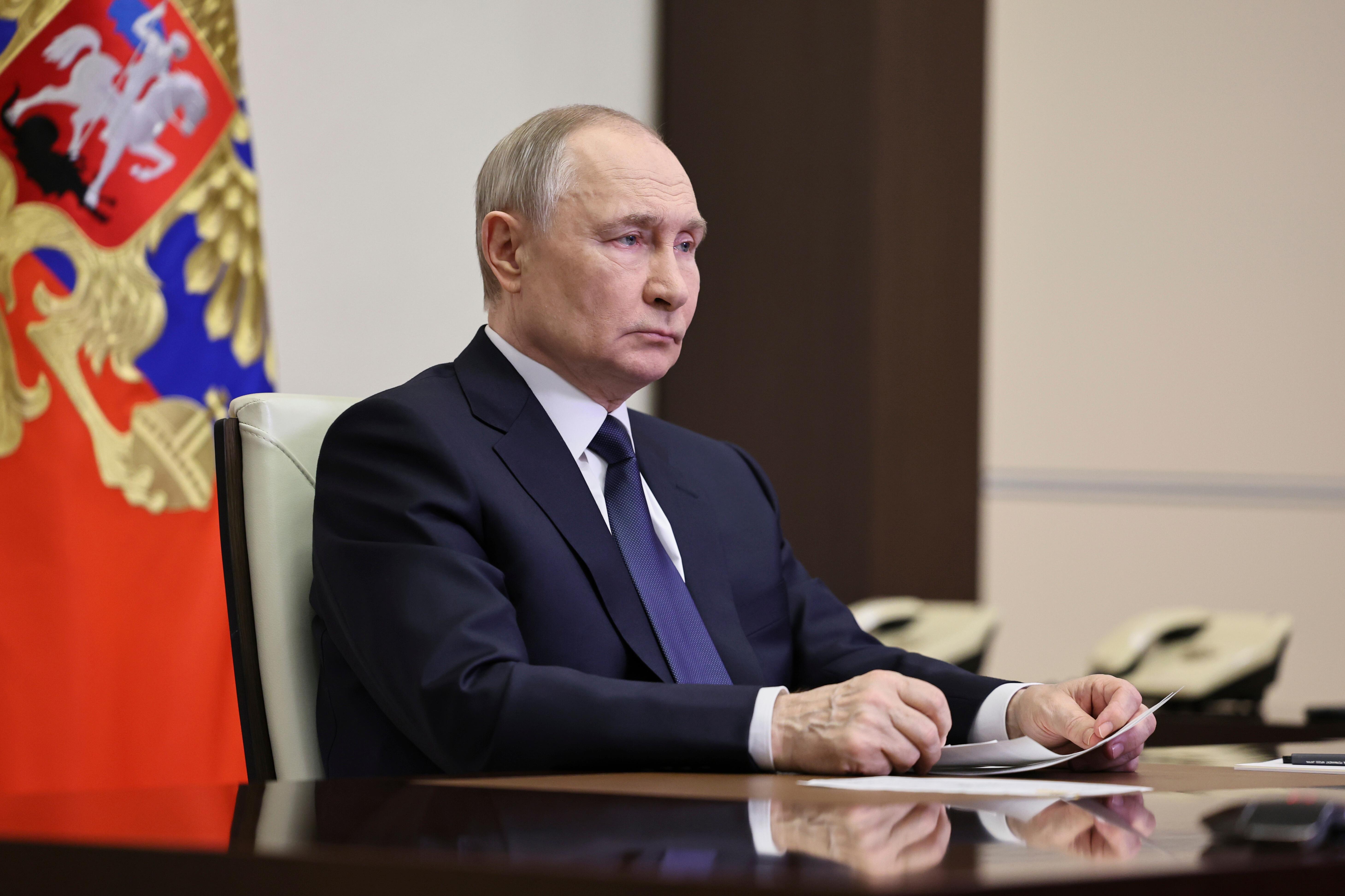 Russlands Präsident Wladimir Putin, aufgenommen am 26.04.25.