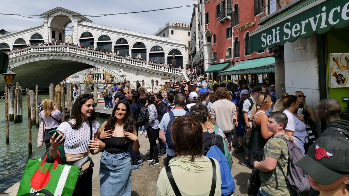 Touristenströme in Venedig