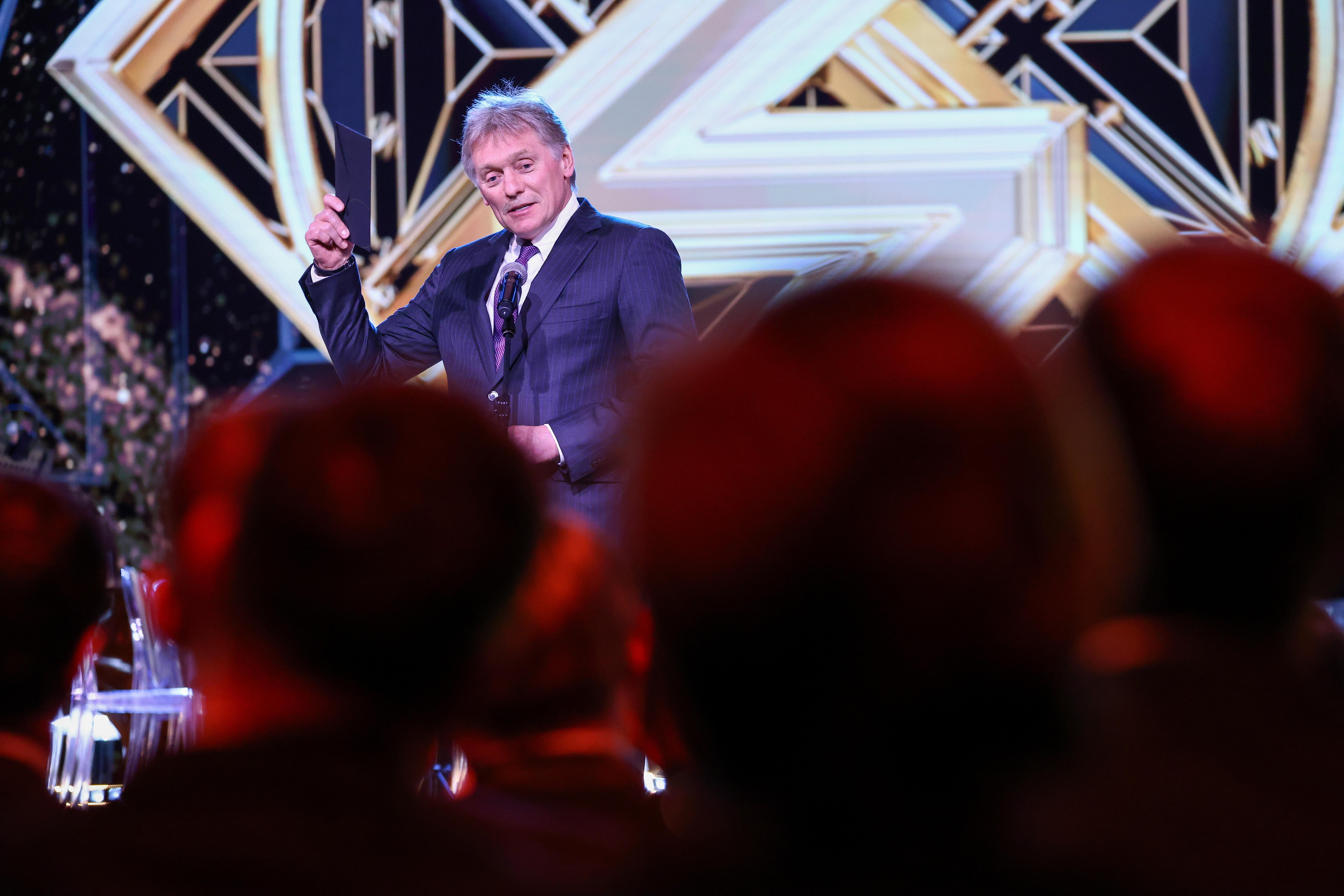 Bei der Verleihung eines "Wissenspreises" in Moskau