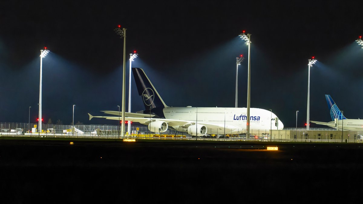 A380 der Lufthansa am Flughafen München (Archivbild)