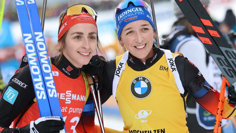 Vanessa Voigt (l.) und Franziska Preuß | Bild: picture-alliance/dpa Vanessa Voigt (l.) und Franziska Preuß