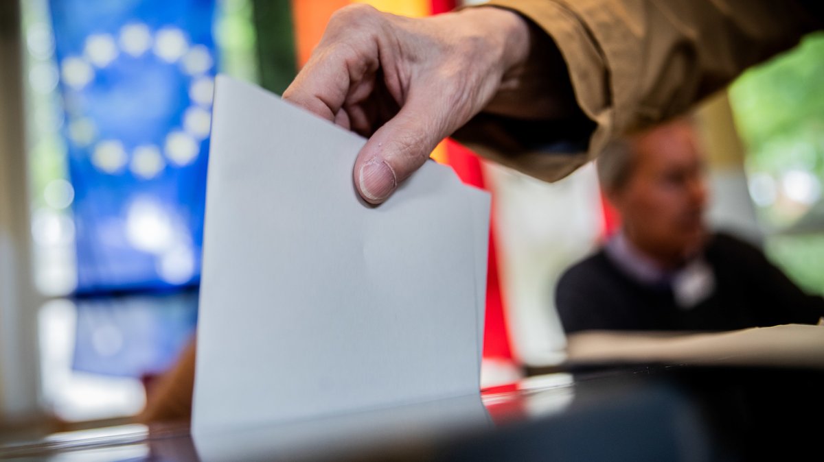 Europawahl -  Stimmabgabe