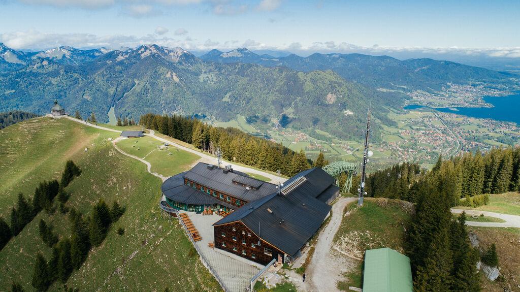 Das Panoramarestaurant auf dem Wallberg.