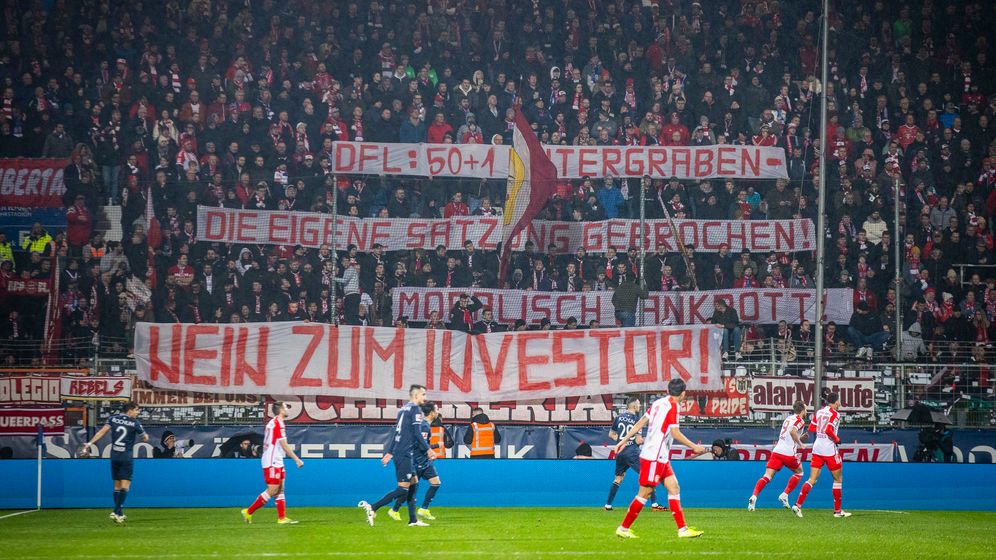 Fanproteste in der Bundesliga | Bild:pa/Dpa