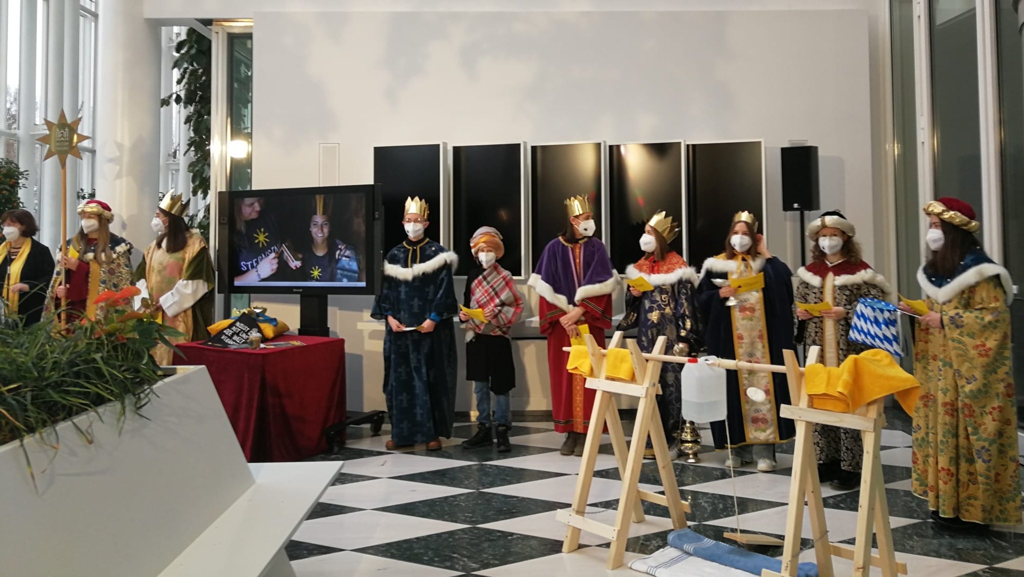 Die Sternsinger aus Fürstenzell in München