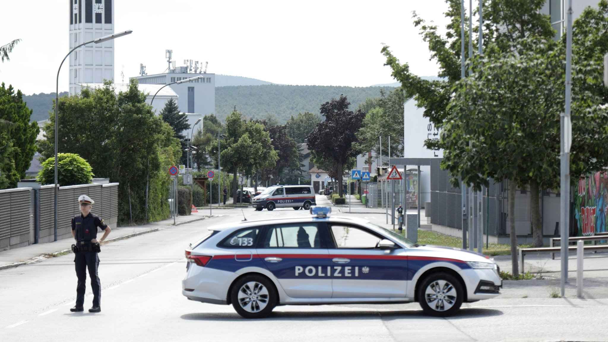 Großeinsatz der Polizei