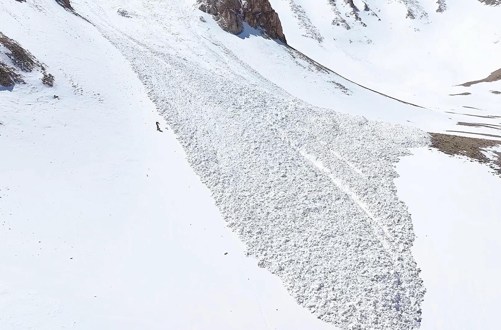 Lawine - Symbolbild.