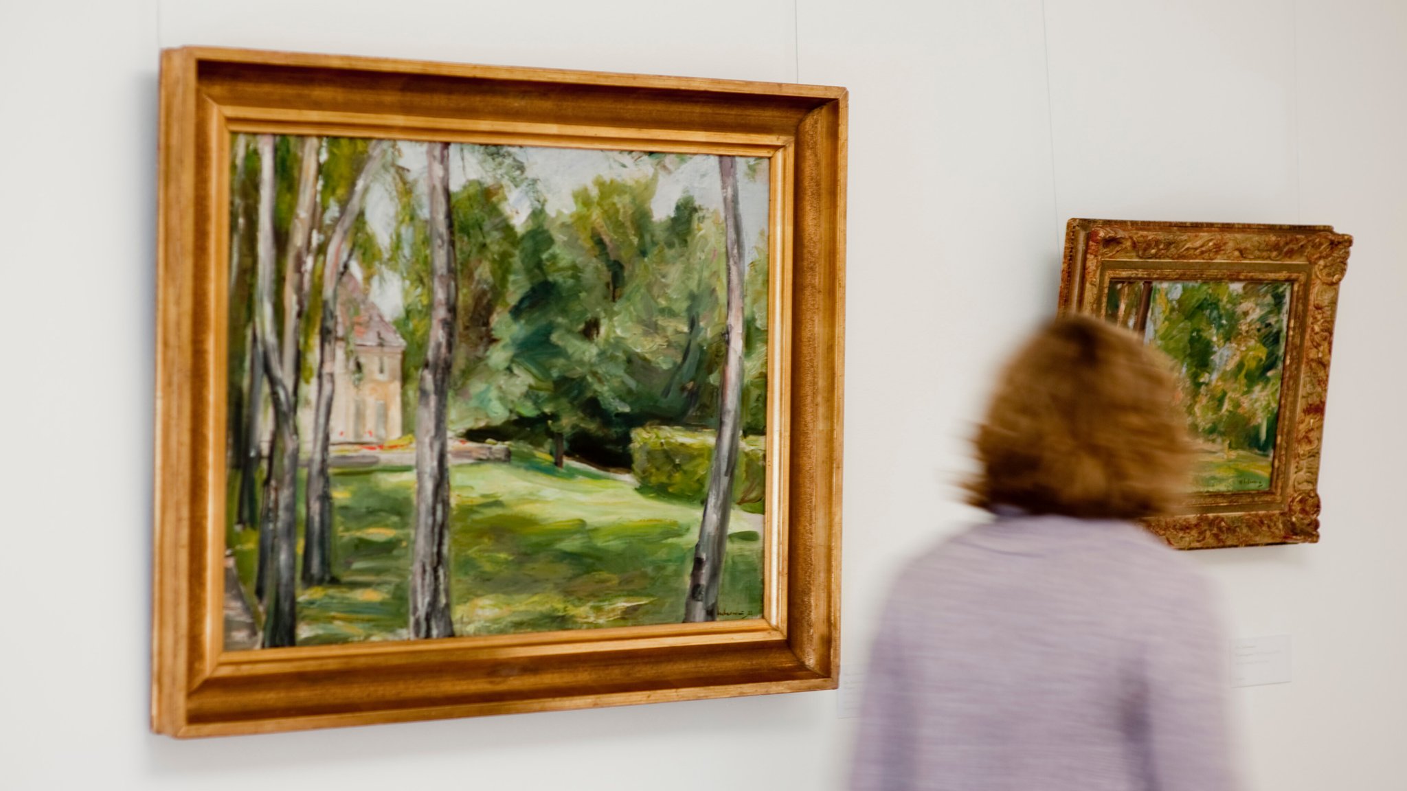 Gemälde von und in der Liebermann-Villa am Wannsee in Berlin
