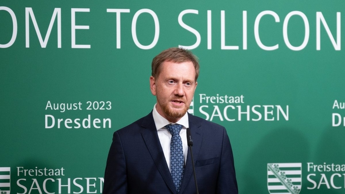 Sachens Ministerpräsident Kretschmer begrüßt Bau der Chipfabrik in Dresden