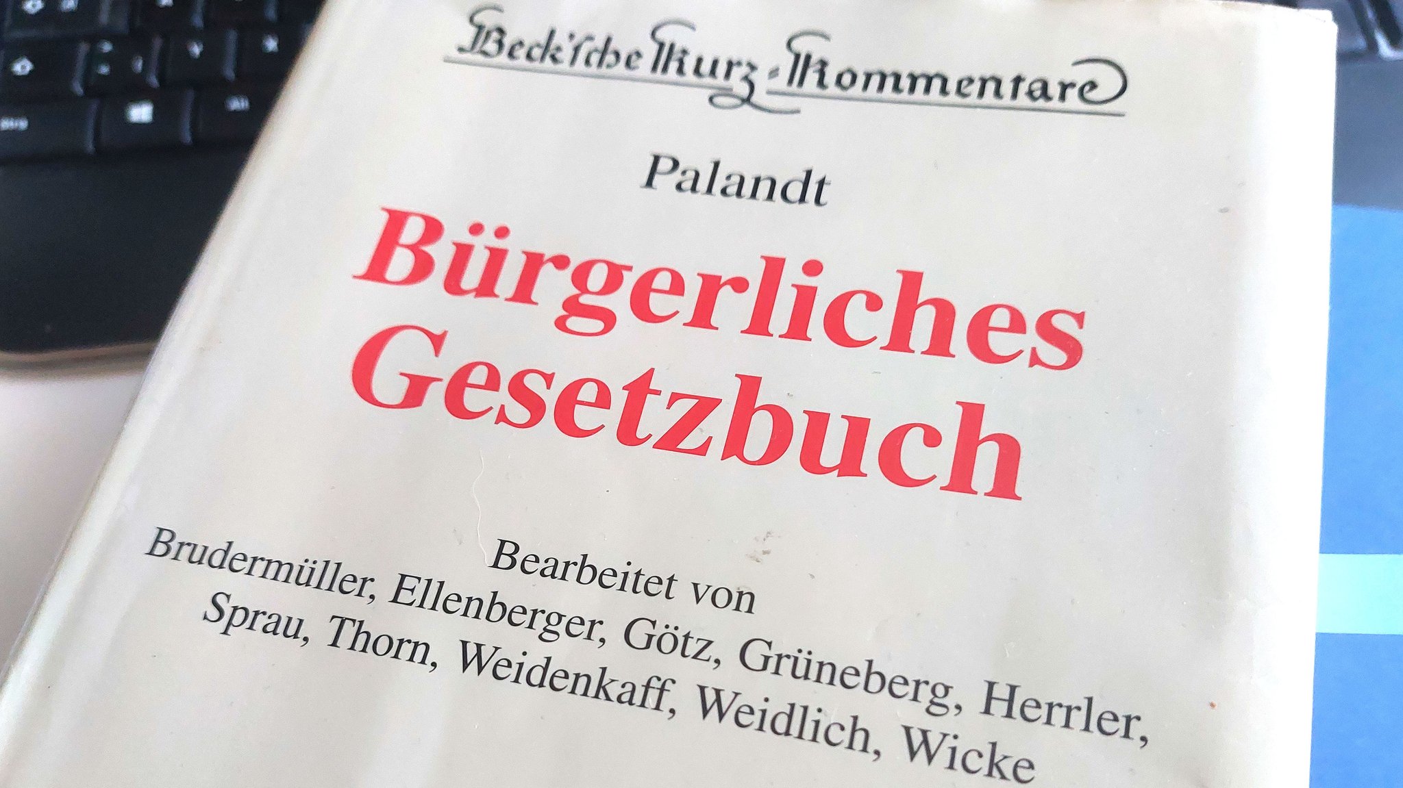 "Palandt", Kommentare zum Bürgerlichen Gesetzbuch BGB