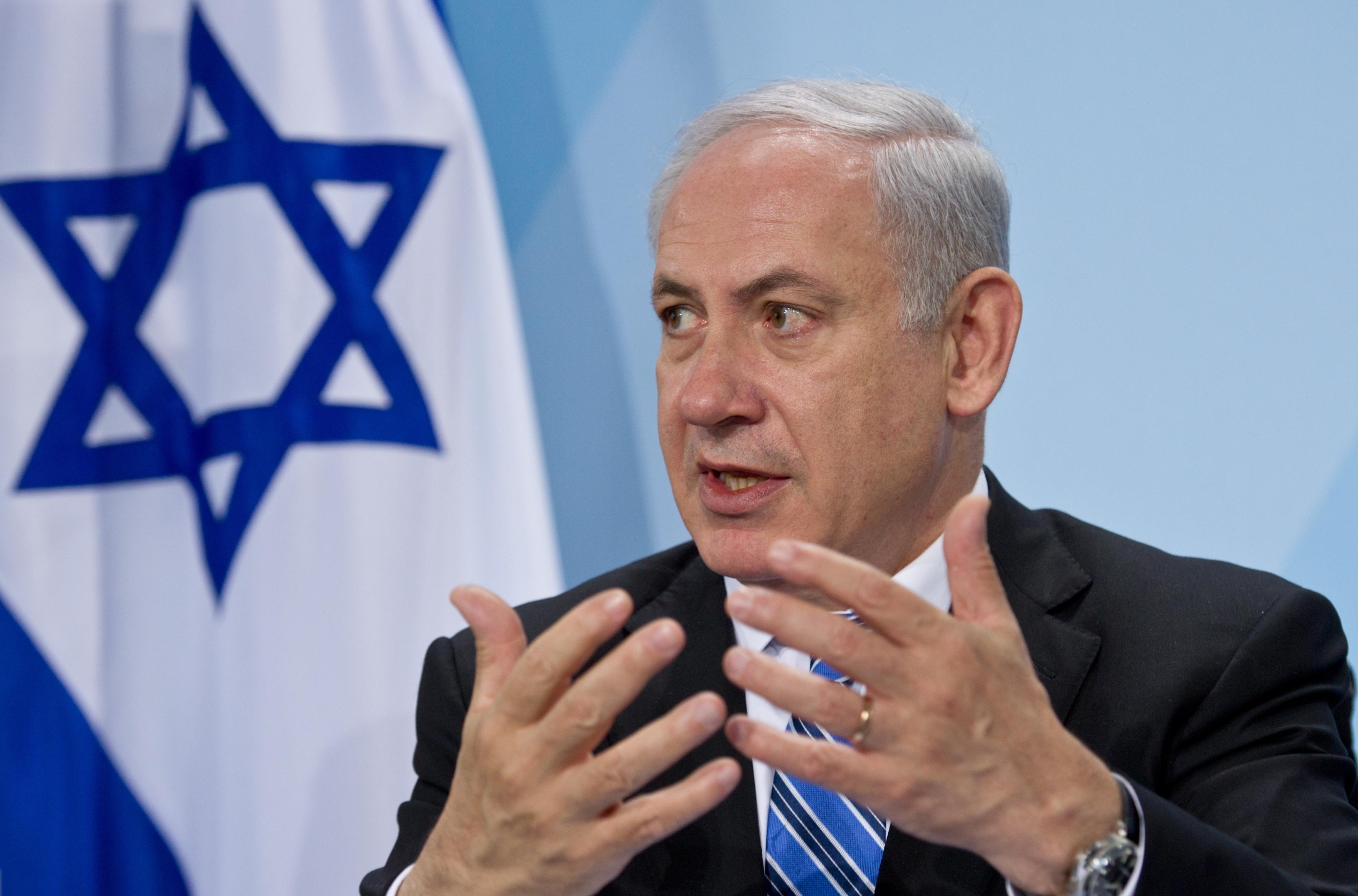 Der Israelische Ministerpräsident Benjamin