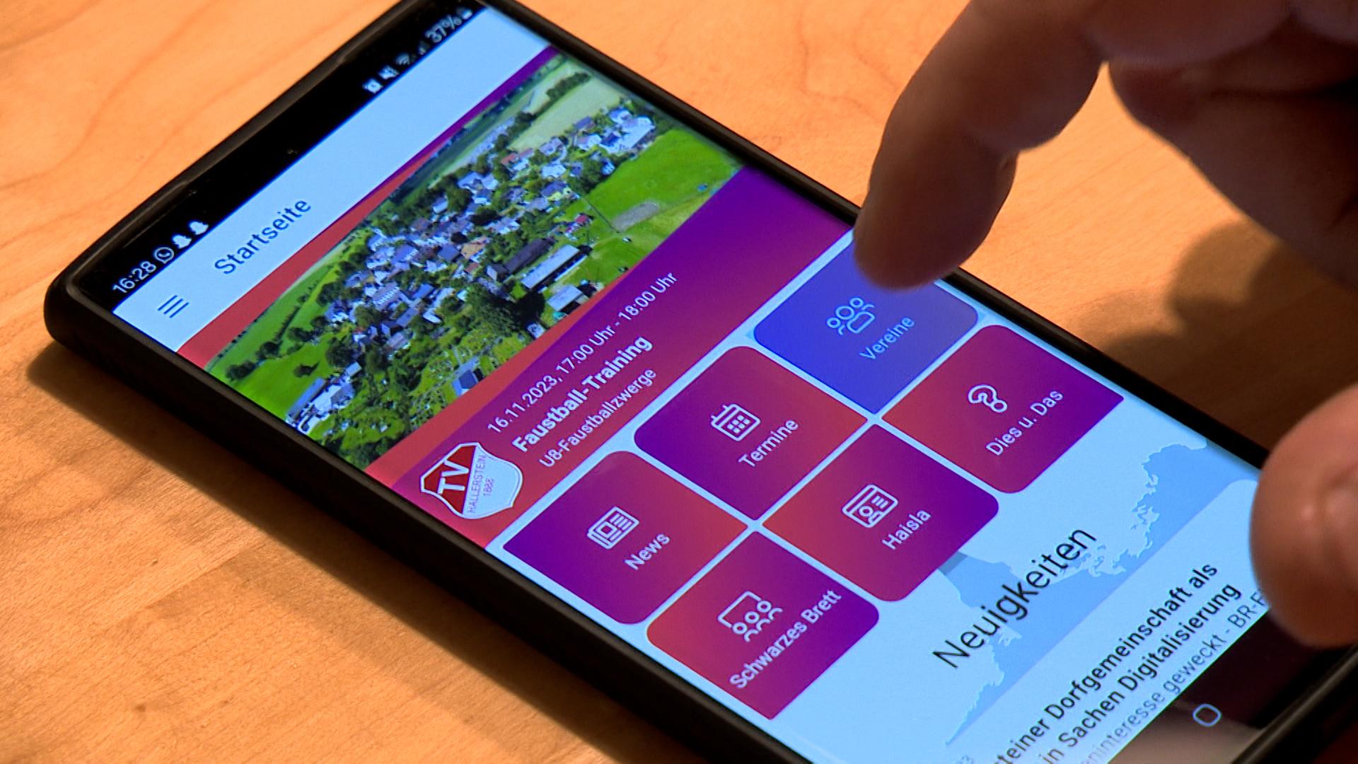 Dorf-App Hallerstein | Bild:BR/ Andi Hübner
