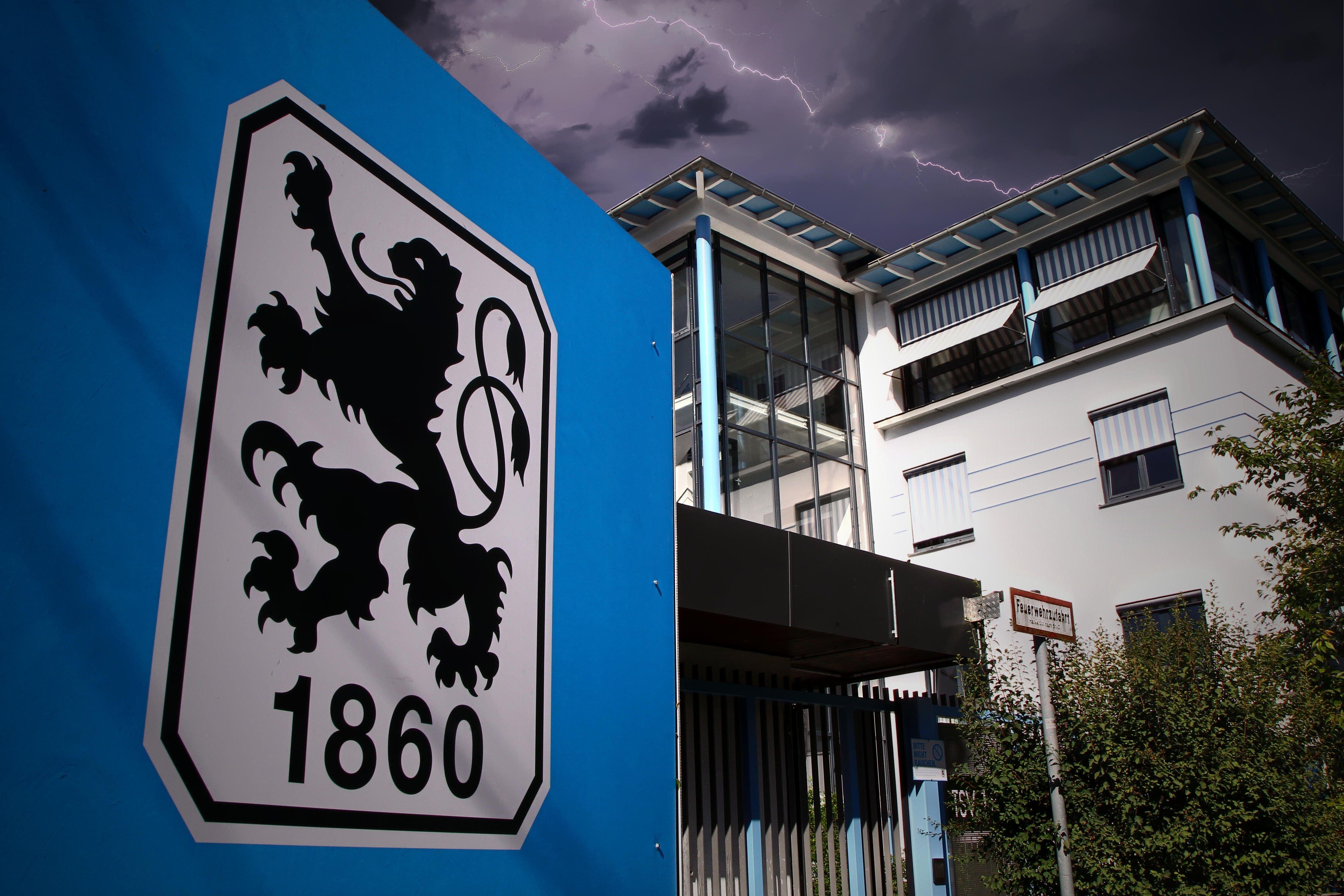 Über Giesing braut sich beim TSV 1860 München ein Gewitter zusammen
