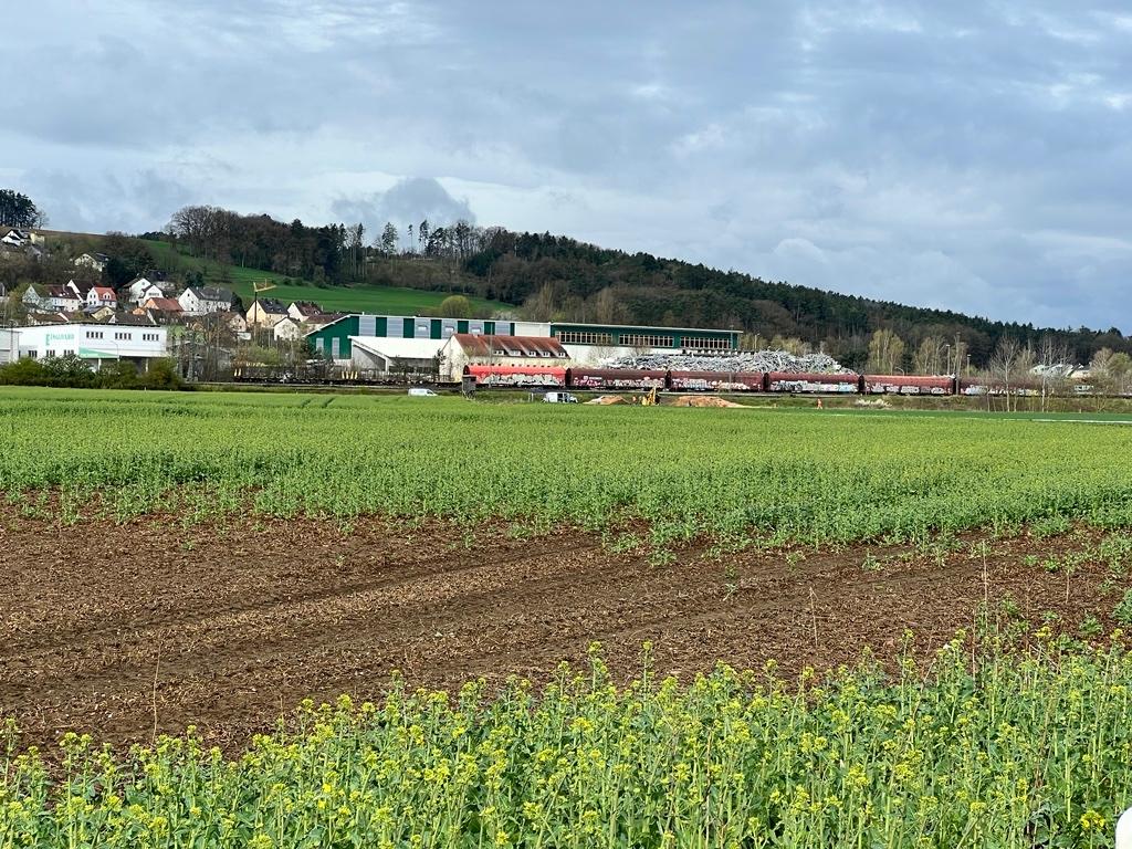 Der Fundort nahe des ehemaligen Umschlagbahnhofs Luitpoldhütte