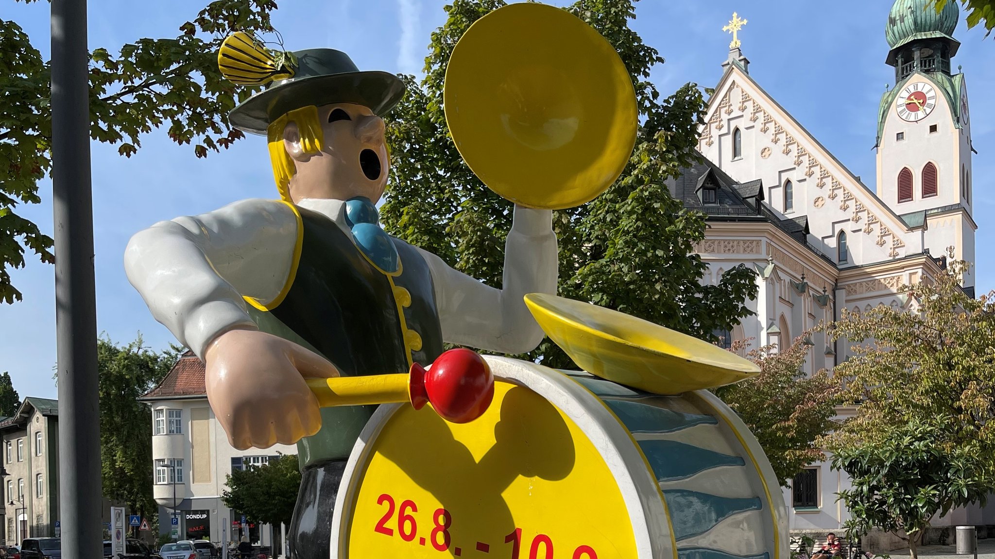 Der Trommlermann ruft auf zum Wiesnbesuch´