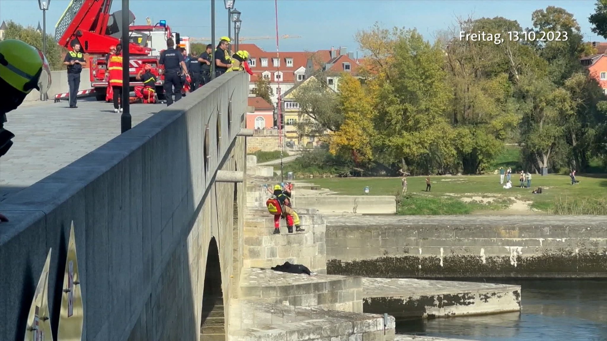 Stoß von Steinerner Brücke: War es versuchter Mord?