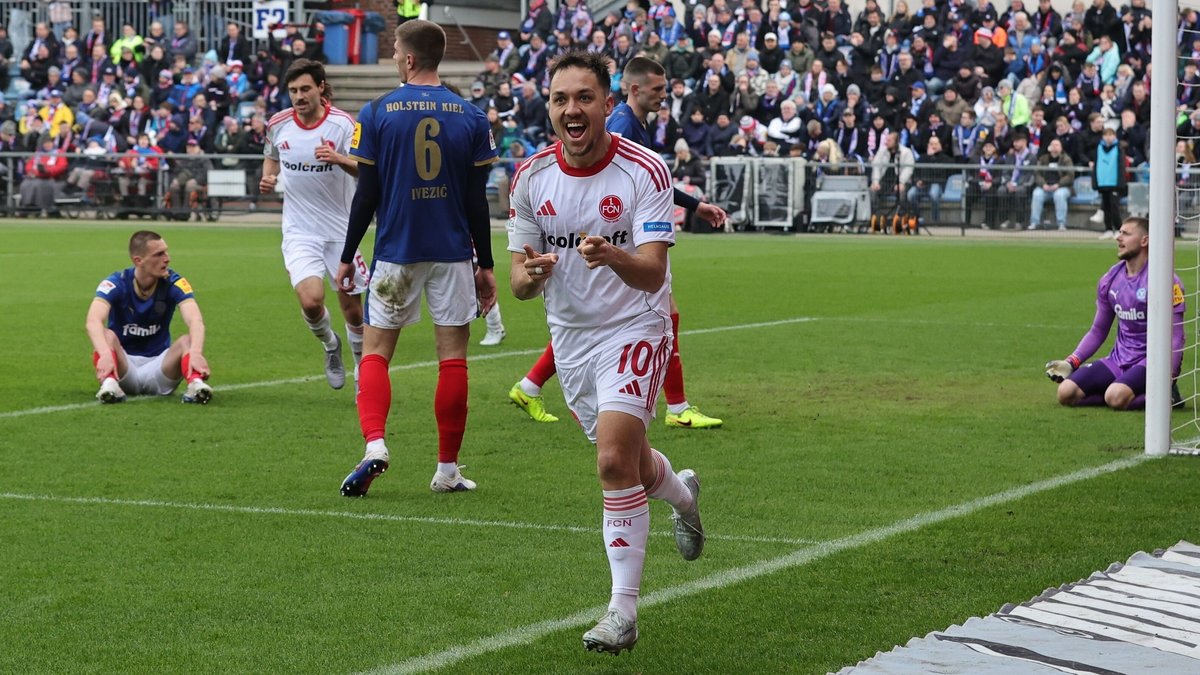 Bye Bye Sieglosserie: Nürnberg gewinnt umkämpftes Spiel in Kiel